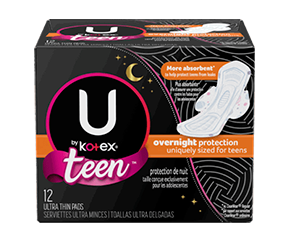 Toalla teens ultrafina con alas nocturna paquete